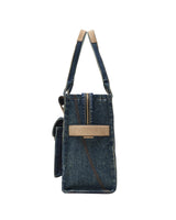 Marc Jacobs The Denim Suede Large Cargo Tote Handbag