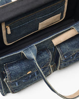 Marc Jacobs The Denim Suede Large Cargo Tote Handbag