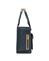 Marc Jacobs The Denim Suede Large Cargo Tote Handbag