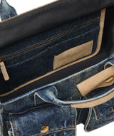Marc Jacobs The Denim Suede Medium Cargo Tote Handbag