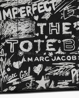 Marc Jacobs The Punk Scribble Canvas Small Tote Handbg