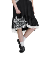 Marc Jacobs The Punk Scribble Canvas Small Tote Handbg