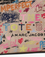 Marc Jacobs The Punk Scribble Canvas Small Tote Handbag