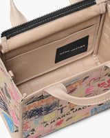 Marc Jacobs The Punk Scribble Canvas Small Tote Handbag
