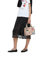 Marc Jacobs The Punk Scribble Canvas Small Tote Handbag