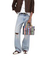 Marc Jacobs The Stripe Mesh Small Tote Handbag