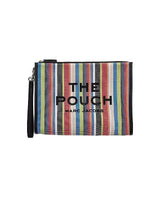 Marc Jacobs The Stripe Mesh Large Pouch Handbag