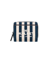 Marc Jacobs The Stripe Canvas Mini Compact Wallet