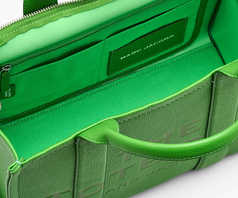 【関税込み】The Medium Tote - Marc Jacobs - Cotton - Green Marc Jacobs The Medium Tote Bag | Green | FARFETCH