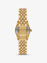 Michael Kors Petite Lexington Pavé Gold-Tone Watch