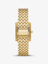 Michael Kors Petite Emery Pavé Gold-Tone Watch