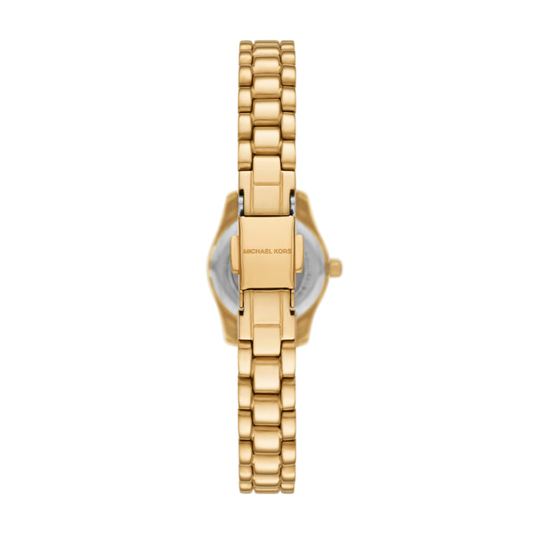 Michael Kors Lexington Three-Hand Gold-Tone Stainless Steel Watch Gift Set