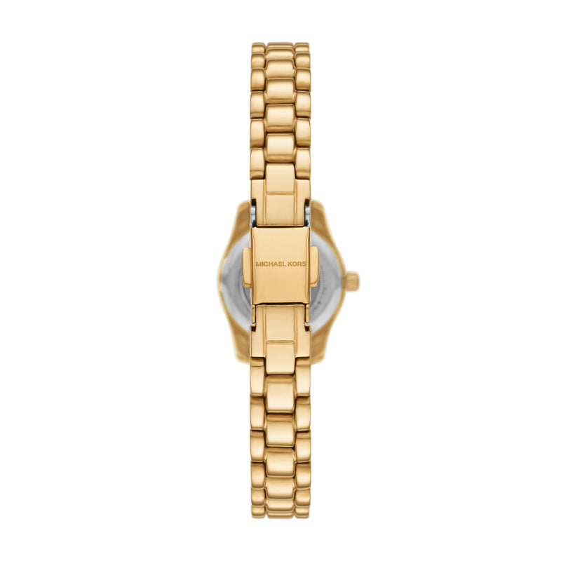 Michael Kors Lexington Three-Hand Gold-Tone Stainless Steel Watch Gift Set