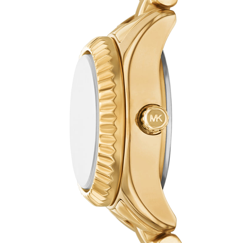 Michael Kors Lexington Three-Hand Gold-Tone Stainless Steel Watch Gift Set