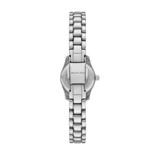 Michael Kors Lexington Three-Hand Silver-Tone Stainless Steel Watch Gift Set