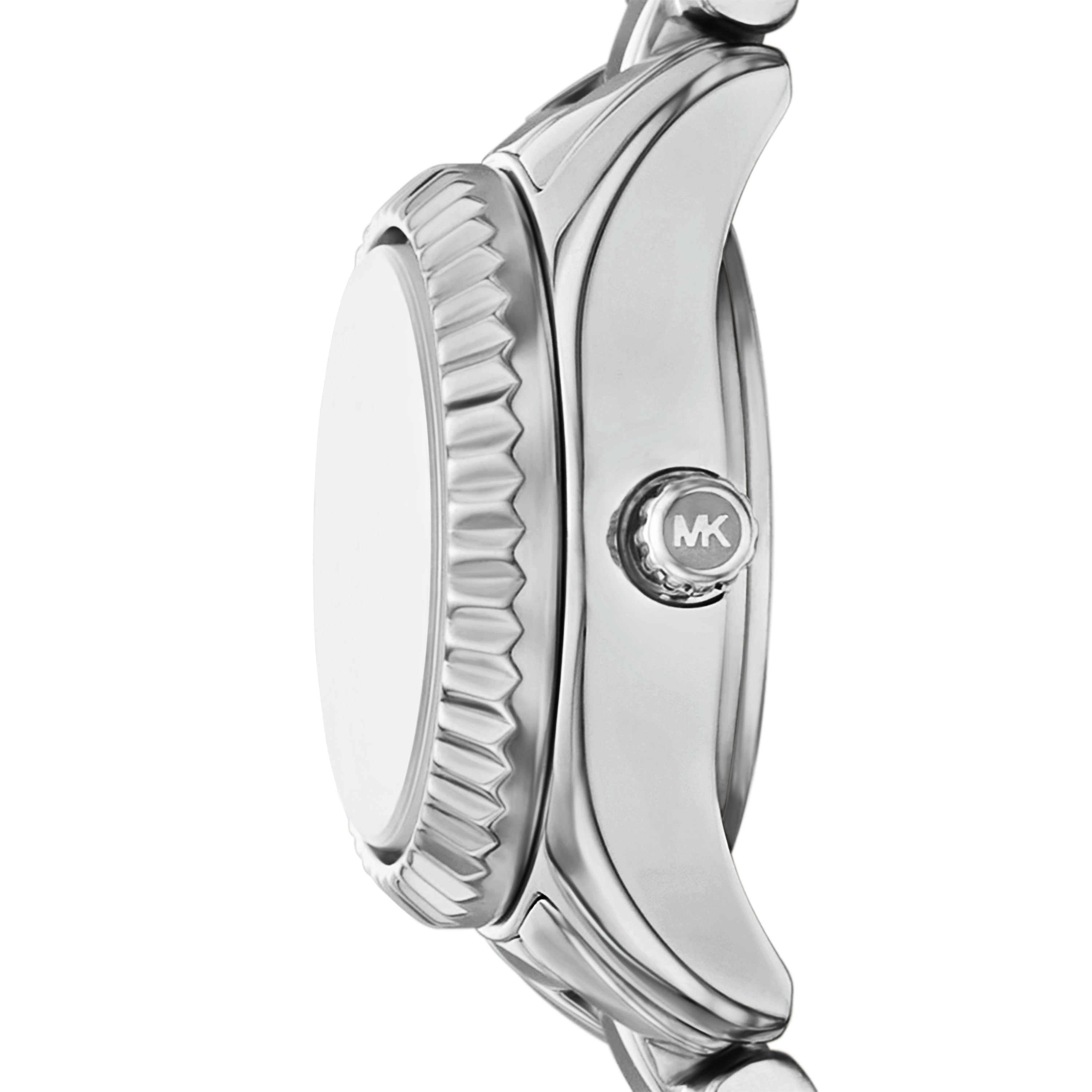 Michael Kors Lexington Three-Hand Silver-Tone Stainless Steel Watch Gift Set