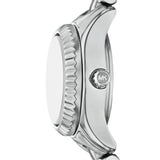 Michael Kors Lexington Three-Hand Silver-Tone Stainless Steel Watch Gift Set