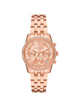 Michael Kors Mini Bryant Pavé Rose Gold-Tone Watch