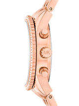 Michael Kors Mini Bryant Pavé Rose Gold-Tone Watch