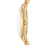 Michael Kors Slim Runway Three-Hand Gold-Tone Stainless Steel Watch Gift Set