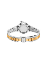 Michael Kors Womens Mini Pyper Pave Two-Tone Watch