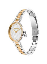 Michael Kors Womens Mini Pyper Pave Two-Tone Watch