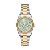 Michael Kors Womens Lexington Lux 2-Tone Watch