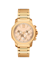 Michael Kors Mens Oversized Prescott Gold-Tone Watch