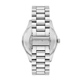 Michael Kors Mens Lexington Silver-Tone Watch