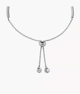Michael Kors Brilliance Halo Mixed Cut Slider Bracelet - Sterling Silver