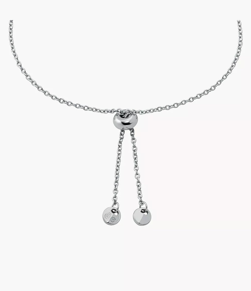 Michael Kors Heart Charm Bracelet - Silver-Plated