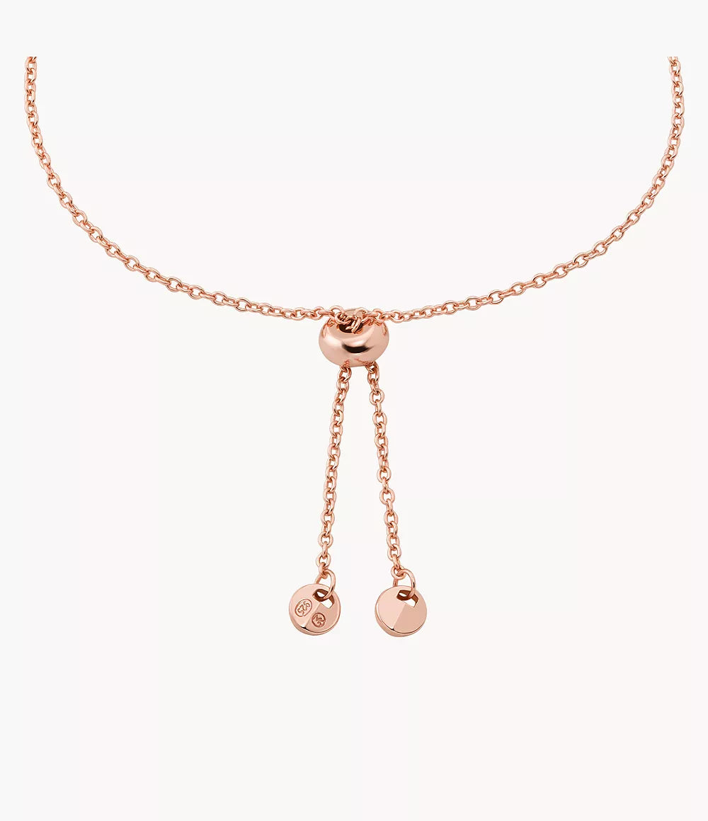 Michael Kors Heart Charm Bracelet - Rose-Gold-Plated