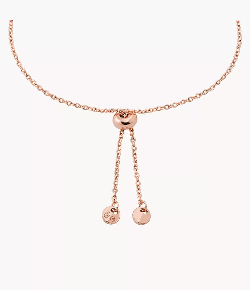 Michael Kors Heart Charm Bracelet - Rose-Gold-Plated