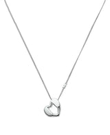 Michael Kors Silver Heart Pendant Necklace