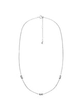 Michael Kors Silver-Plated Mini Logo Necklace