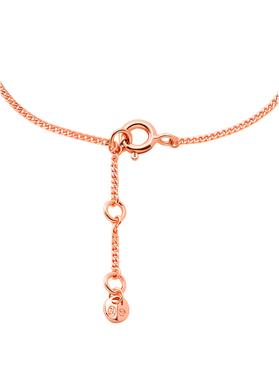 Michael Kors Rose Gold-Plated Mini MK Bracelet