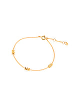 Michael Kors Gold-Plated Mini MK Bracelet