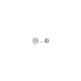 Michael Kors Silver-Plated Pavé Stud Earrings