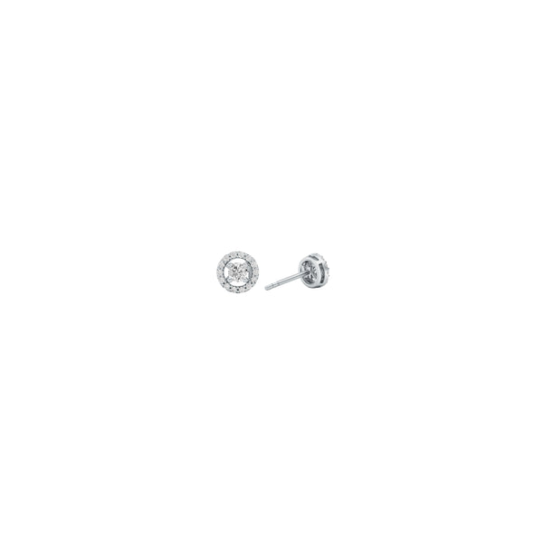 Michael Kors Silver-Plated Pavé Stud Earrings
