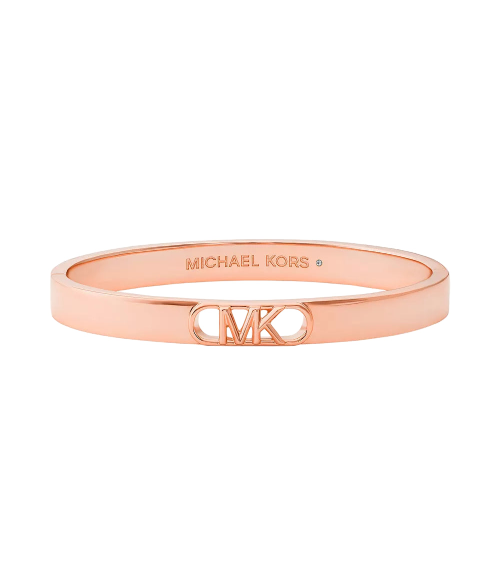 Michael Kors Empire Link Bangle Bracelet - Rose-Gold-Plated