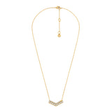 Michael Kors Gold-Plated Pavé Pendant Necklace