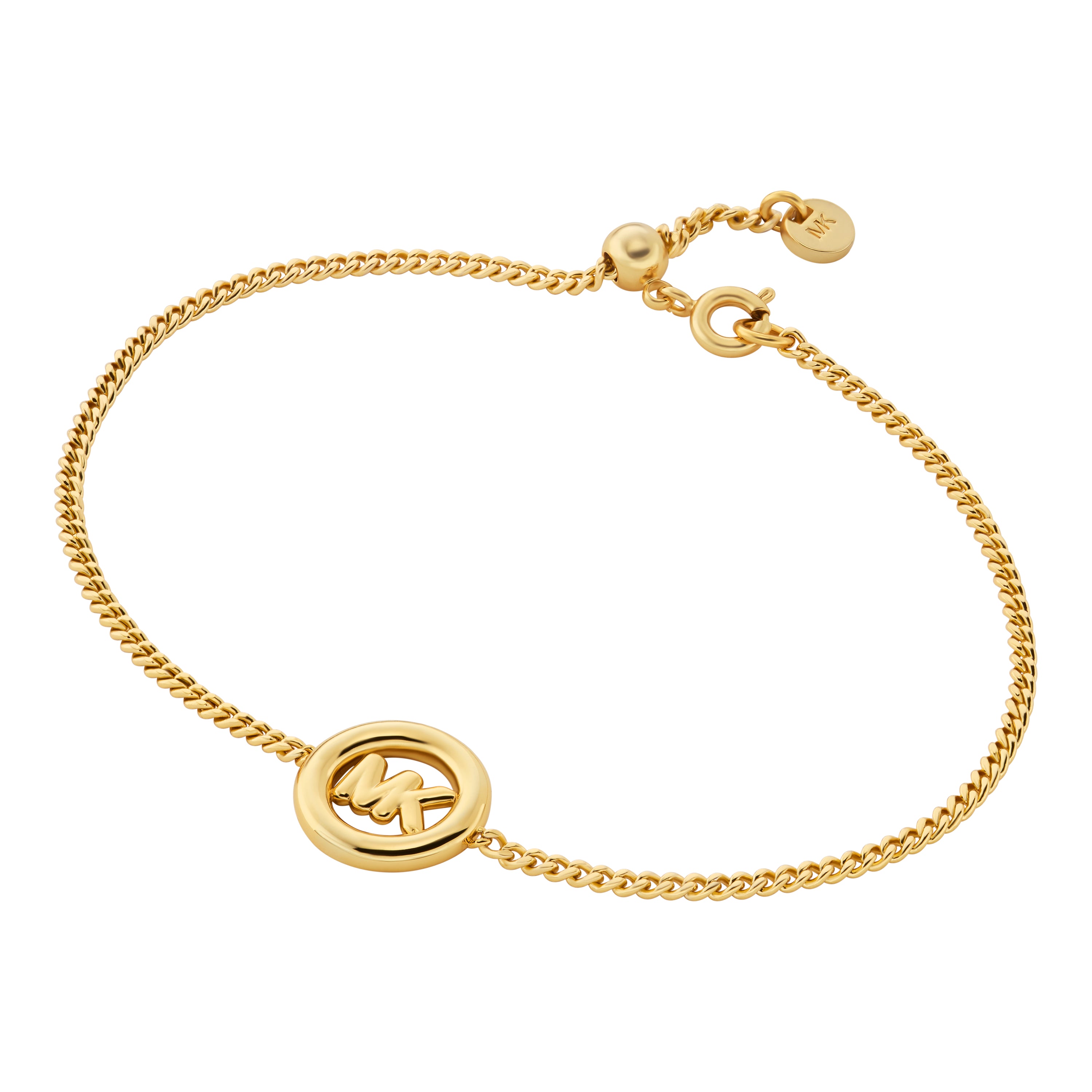 Michael Kors Gold-Tone Logo Bracelet