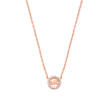 Michael Kors Mini Fulton Rose Gold-Plated Necklace