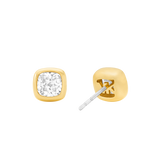 Michael Kors Gold-Plated Cushion Stud Earrings