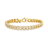 Michael Kors Pavé Gold-Tone Chain Necklace