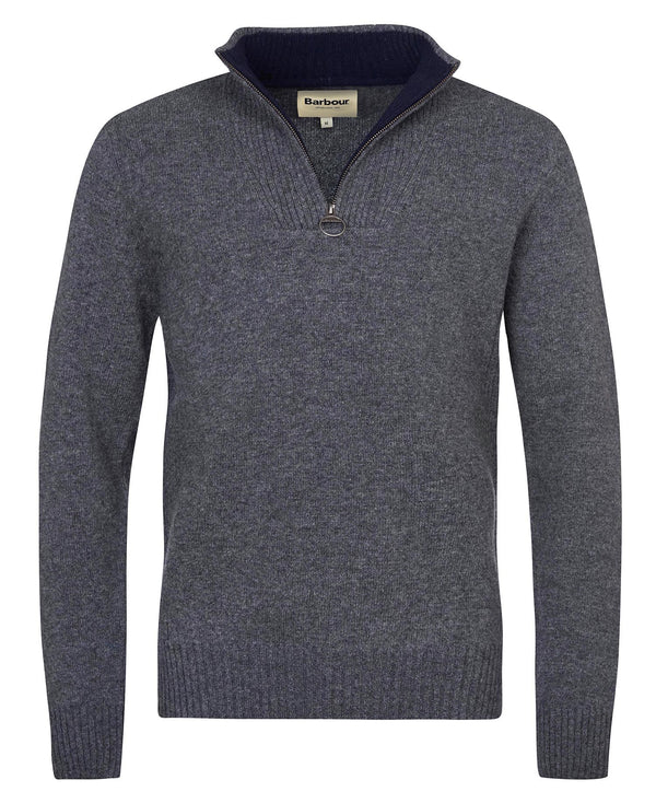 Barbour Mens Nelson Essential Half-Zip Jumper Sweater