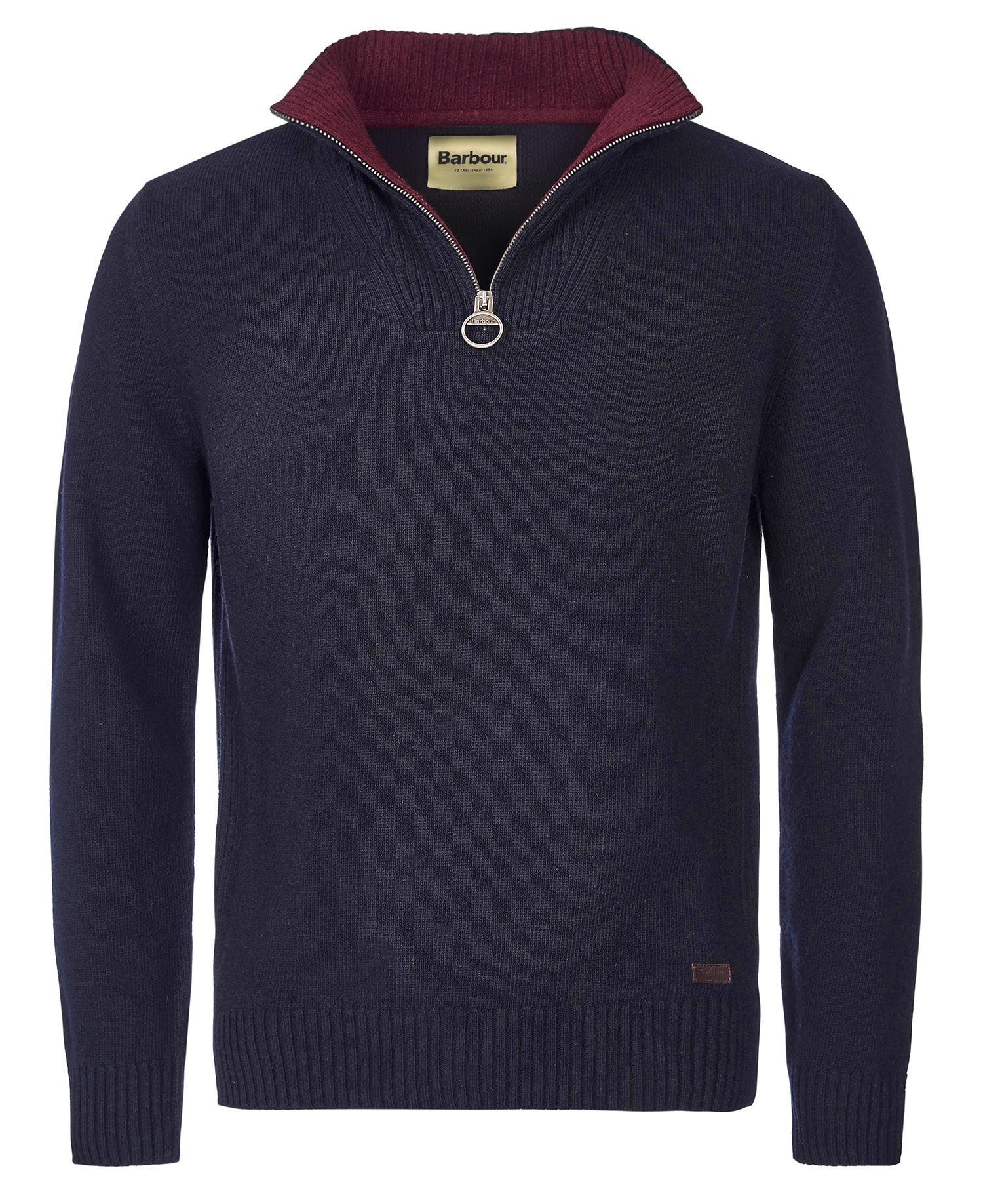 Barbour Mens Nelson Essential Half-Zip Jumper Sweater – ShopCGX