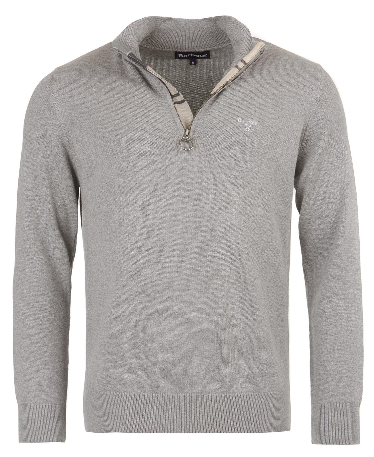 Barbour Mens Cotton Half Zip Sweater