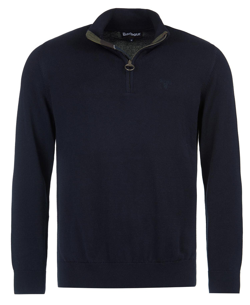 Barbour Mens Cotton Half Zip Sweater