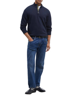 Barbour Mens Cotton 1/4 Zip Jumper Sweater